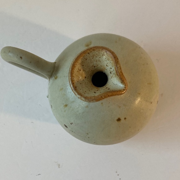 Colorado Ceramic Jug with Handle - Cream and Brown signed - Picture 4 of 6